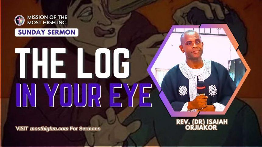 The Log In Your Eye