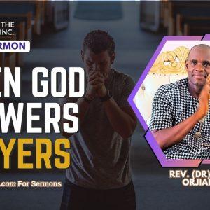 when God answers prayers sermon