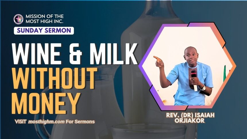 Wine & Milk Without Money